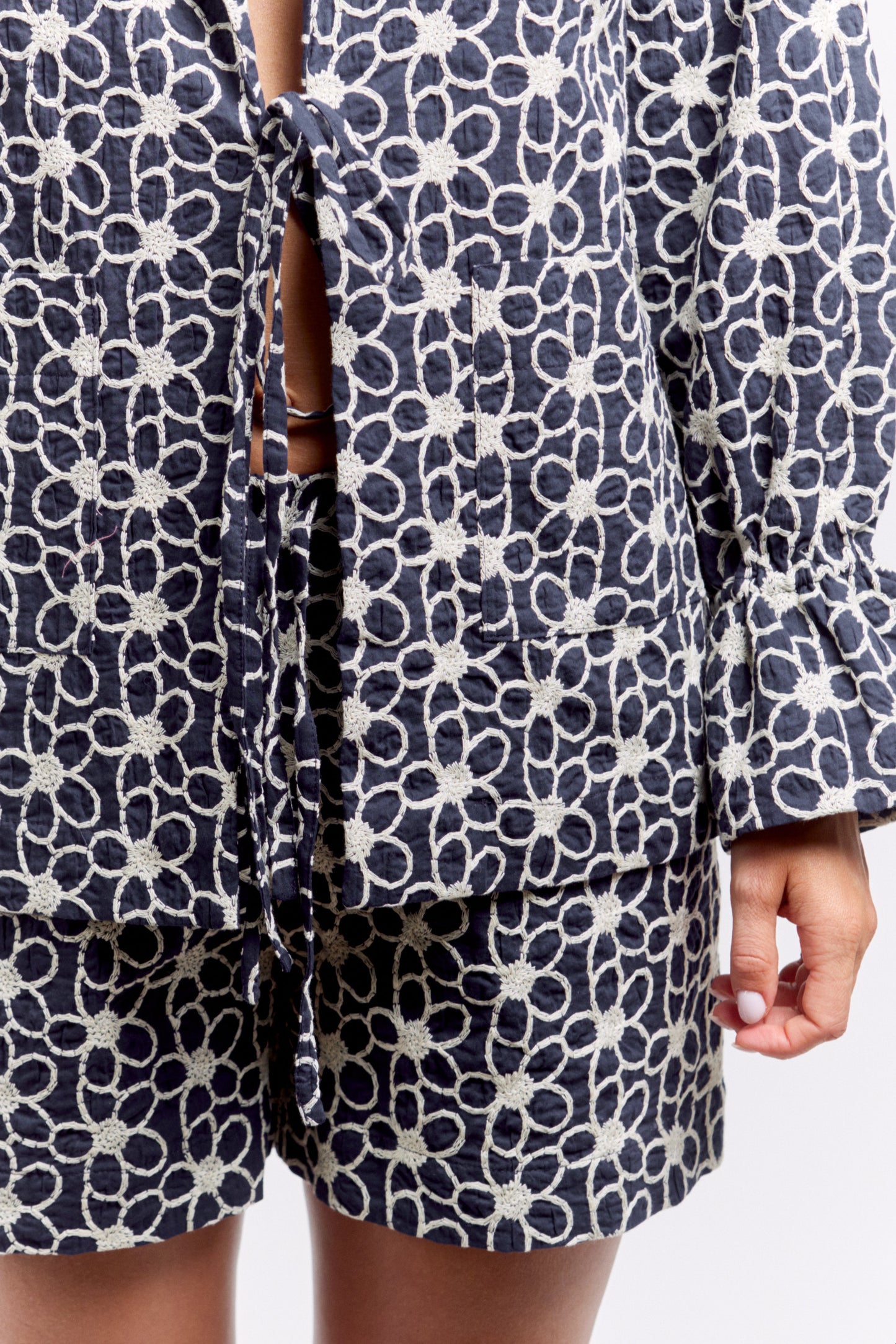 Szorty Cotton Bloom Navy