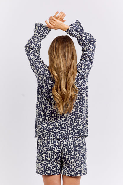 Szorty Cotton Bloom Navy